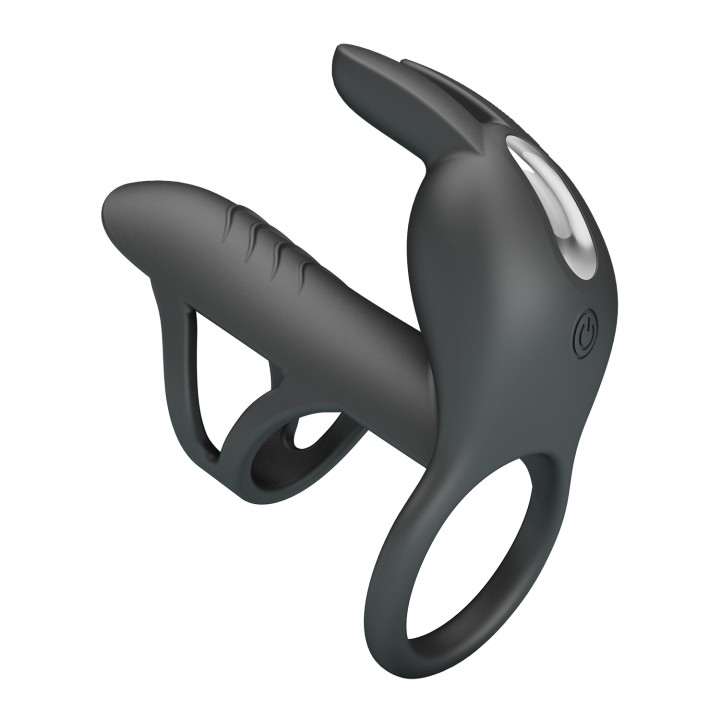 Party Up pierścień wibrujący ładowany usb kolor czarny Mark