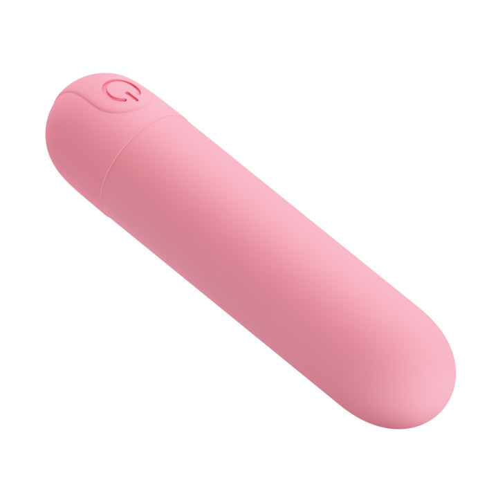 Party Up wibrator mini typ bullet ładowany usb kolor pudrowy różowy Henry