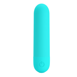 Party Up wibrator mini typ bullet ładowany usb kolor turkusowy Harry