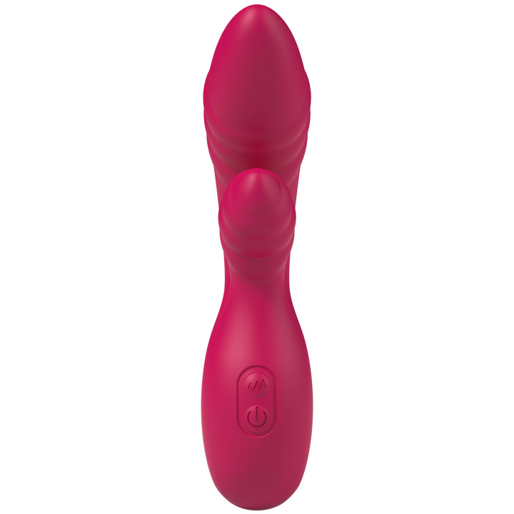 Party Up wibrator silikonowy typ króliczek ładowany usb kolor różowy Dalida