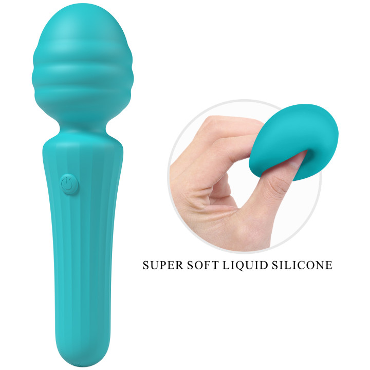 Party UP masażer kulowy magiczna różdżka ładowany usb kolor turkusowy Duuna