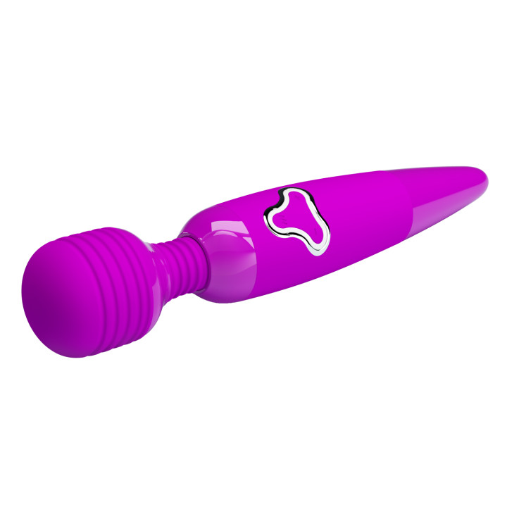 Party Up masażer kulowy magicza różdżka ładowany usb kolorowy fioletowy Bruce