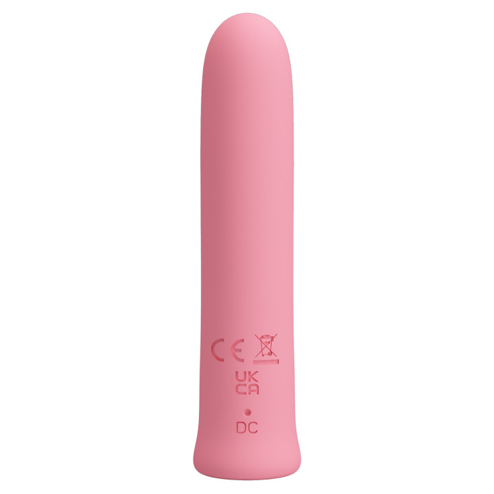Party Up wibrator mini typ bullet ładowany usb kolor pudrowy róż Edison