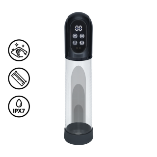 Engage - Automatic Waterproof Penis Pump and Masturbator - Gun Metal