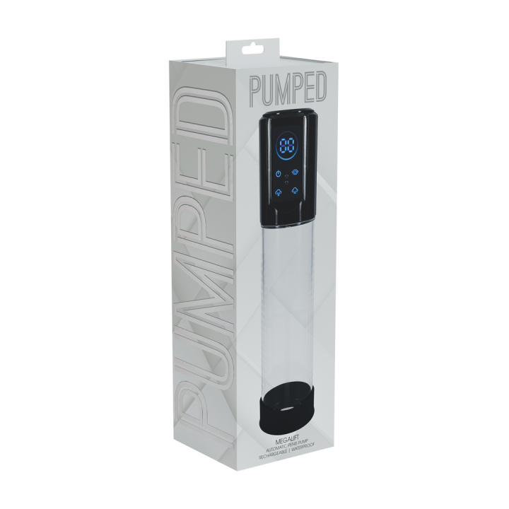 MegaLift - Automatic Waterproof Penis Pump - Black