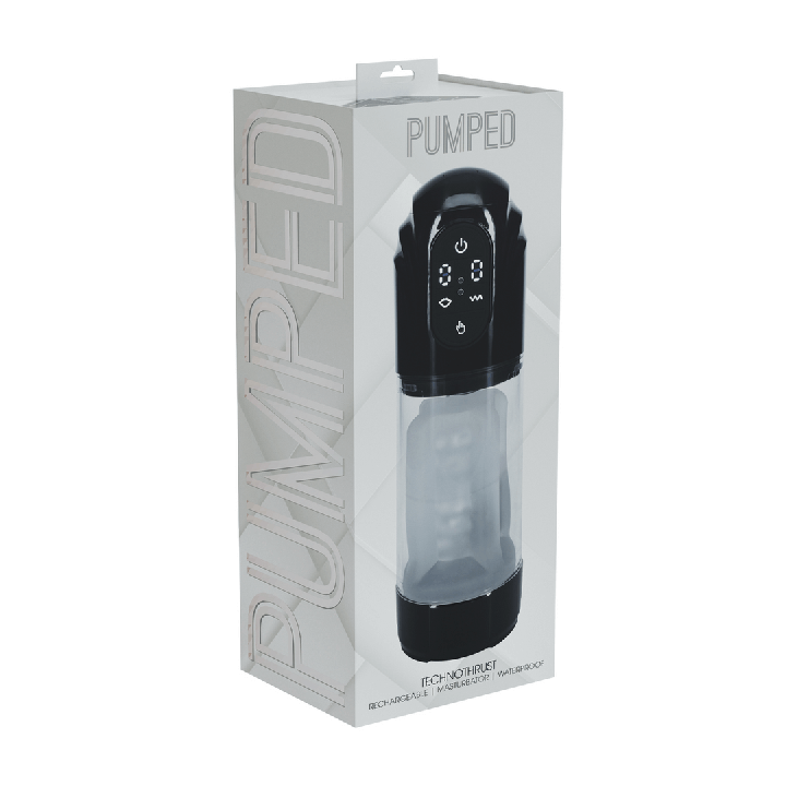 TechnoThrust - Automatic Waterproof Masturbator Pump - Black
