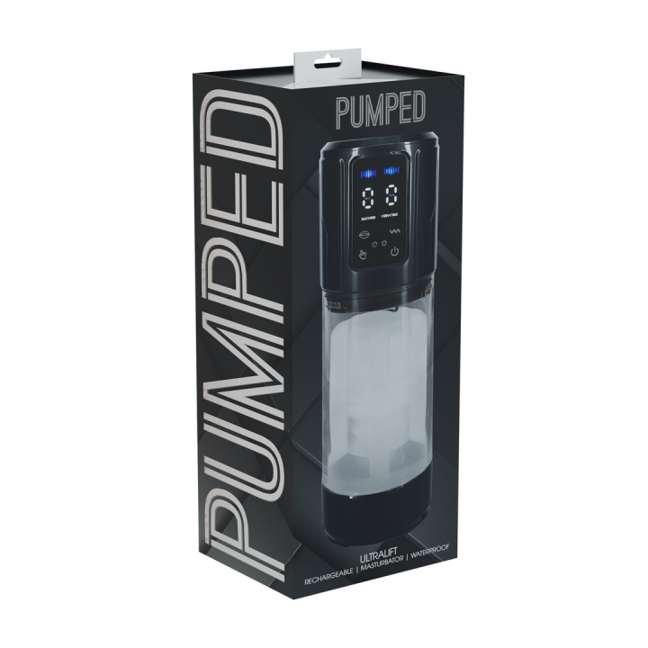 UltraLift - Automatic Waterproof Masturbator Pump - Gun Metal