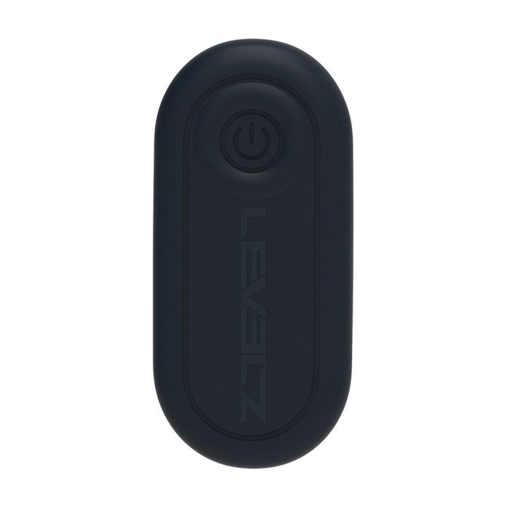 Remote Control Vibrating Thrusting Come-Hither Silicone Prostate Stimulator with Cockring - Black