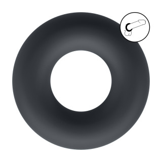 Liquid Silicone Cockring - S - Black
