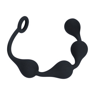 Waterdrop Silicone Anal Balls -M - 30mm - Black