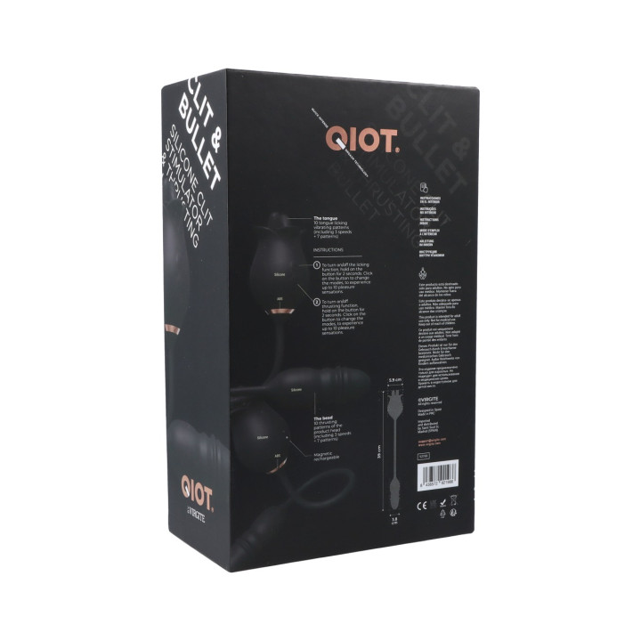 QIOT CLITORIAL STIMULATOR -THRUSTING BULLET