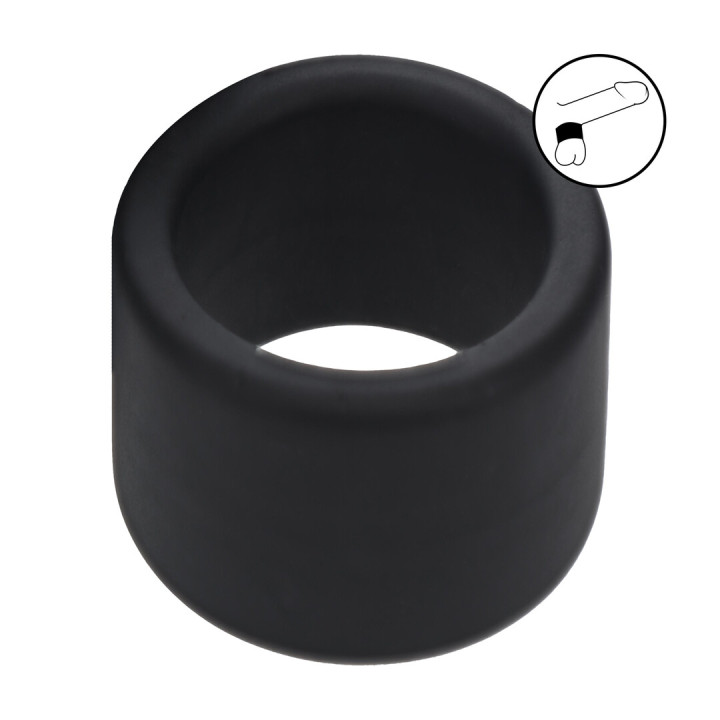 Liquid Silicone Ball Strap - L - 34mm - Black