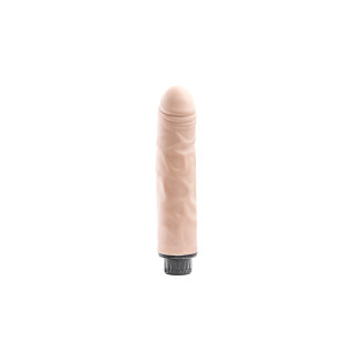 Simple Pleasure wibrator z regulacją prędkości  cyberskóra kolor cielisty 20 cm
