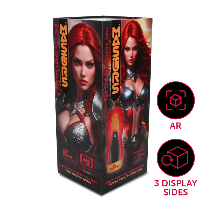 Solara - Fire Sorceress - Multi Function Masturbator