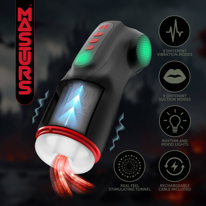 Raven - Shadow Sinner - Multi Function Masturbator