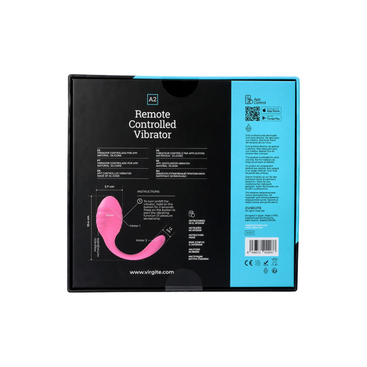 A2 REMOTE CONTROLLED VIBRATOR
