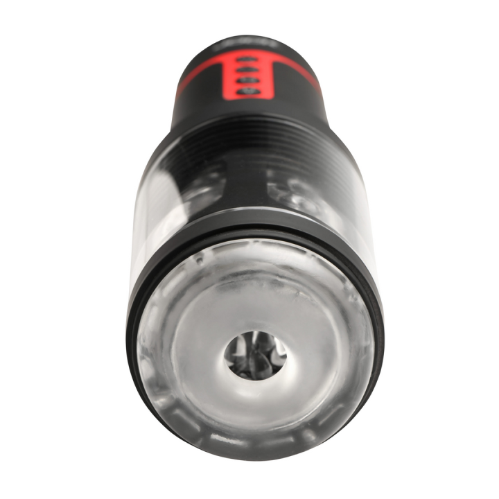 Auto Spin - Spinning and Thrusting Masturbator - Transparent/Black