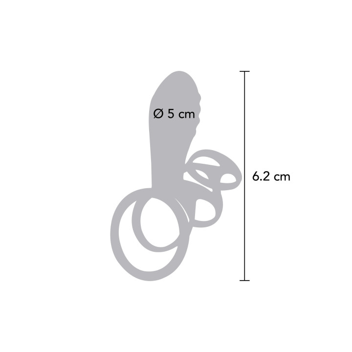 ToyJoy Happiness Halo Halo C-Ring Sleeve