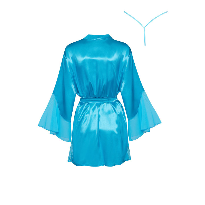Marlene peignoir turquoise