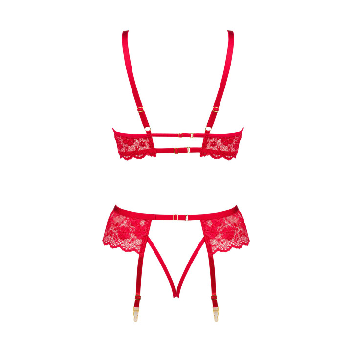 Rose set red