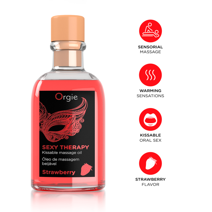 Orgie Sexy Therapy Kissable Massage Set Strawberry