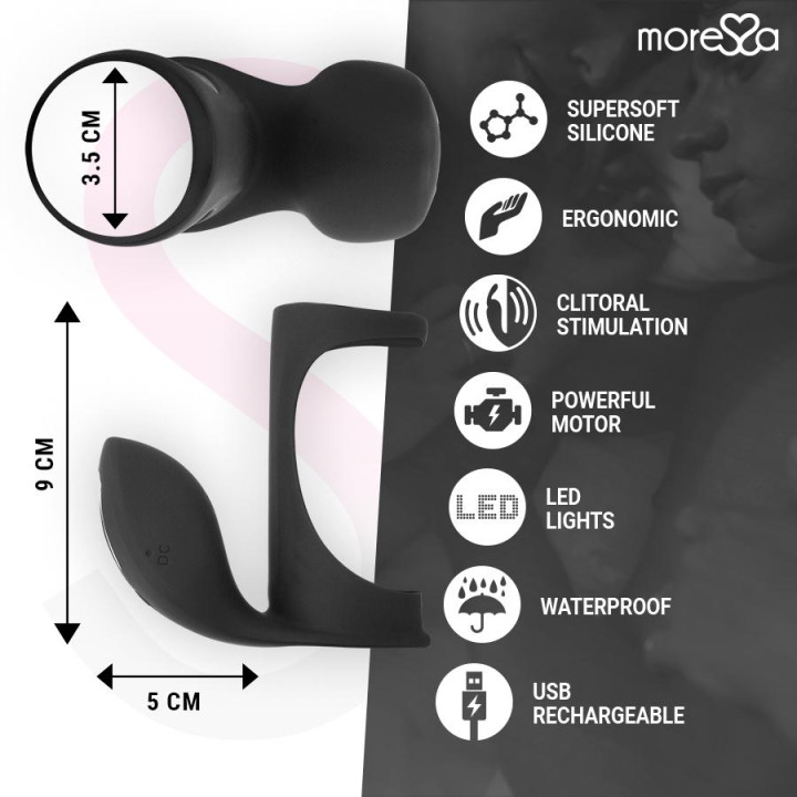 MORESSA - BRANDON VIBRATOR RING WITH COVER