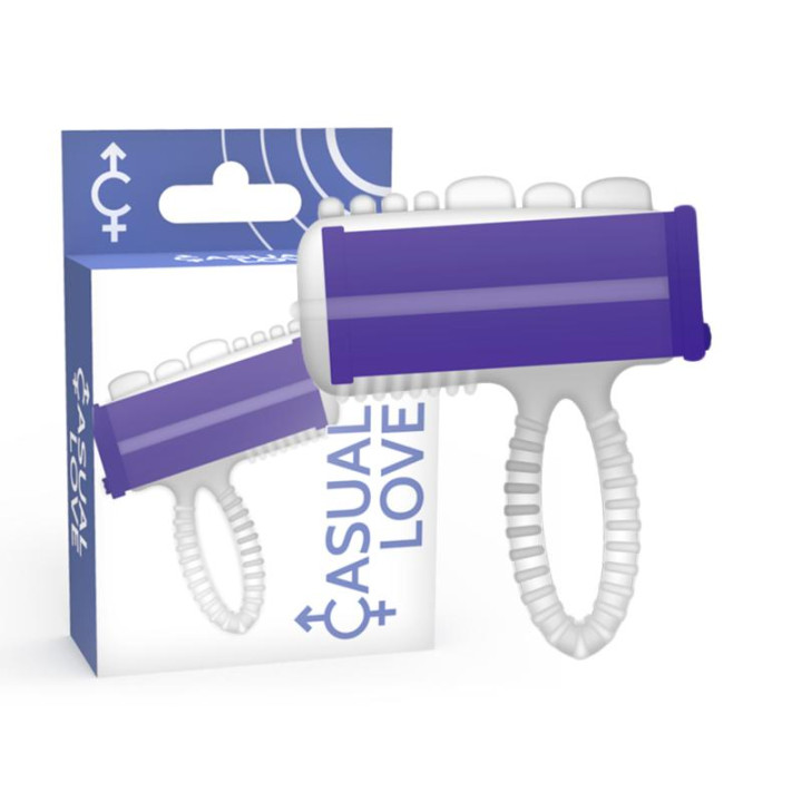 CASUAL LOVE - RING TONGUE VIBRATING PURPLE