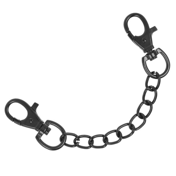 FETISH SUBMISSIVE ORIGEN - VEGAN LEATHER HANDCUFFS WITH NEOPRENE LINING