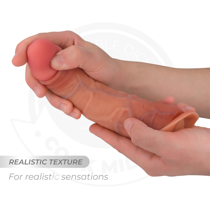 COCK MILLER - HYPER-REALISTIC DILDO WITH SUCTION CUP AND THRUSTING WITH REMOTE CONTROL 20.5 CM