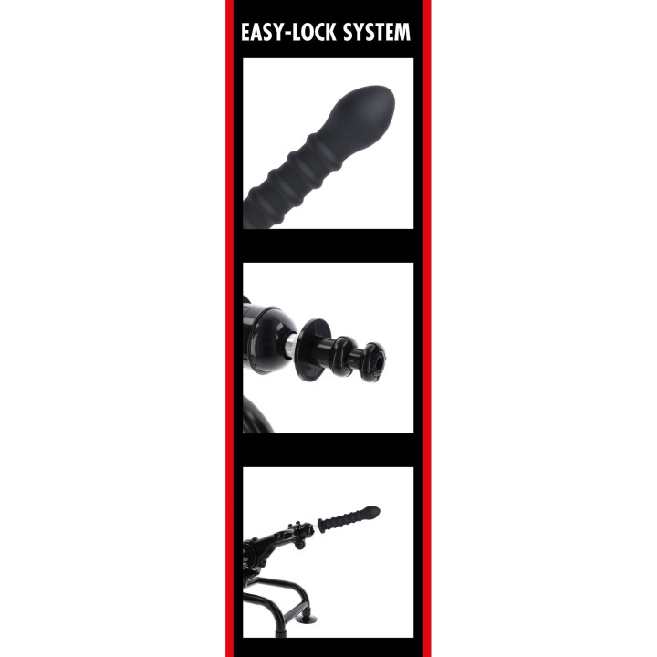 Ribbed Dong Easy-Lock 19 cm