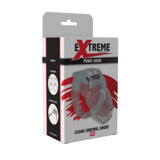Clear Control Cock Cage Short
