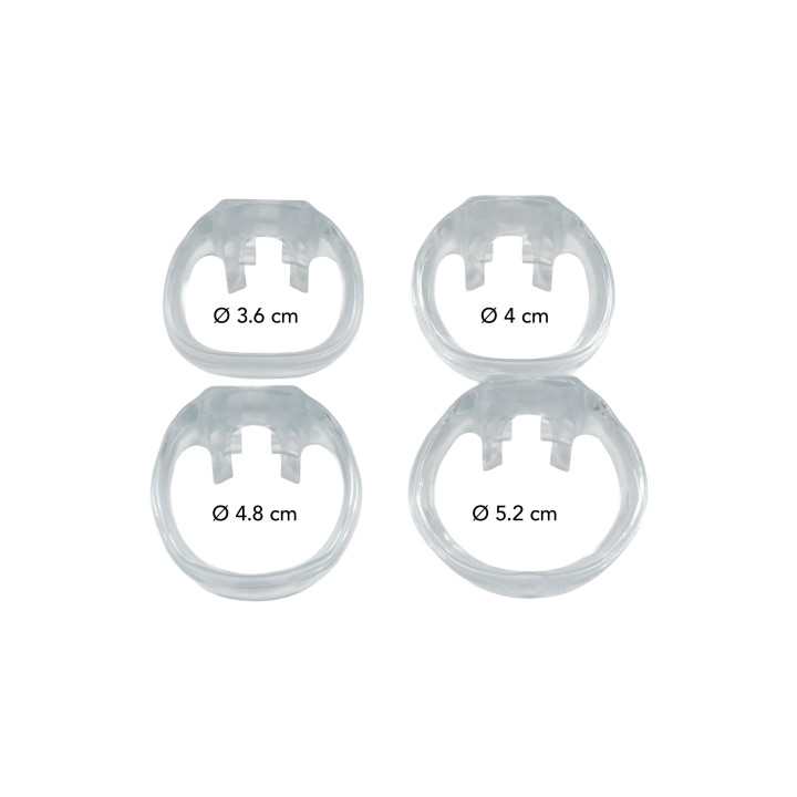 Clear Control Cock Cage Short