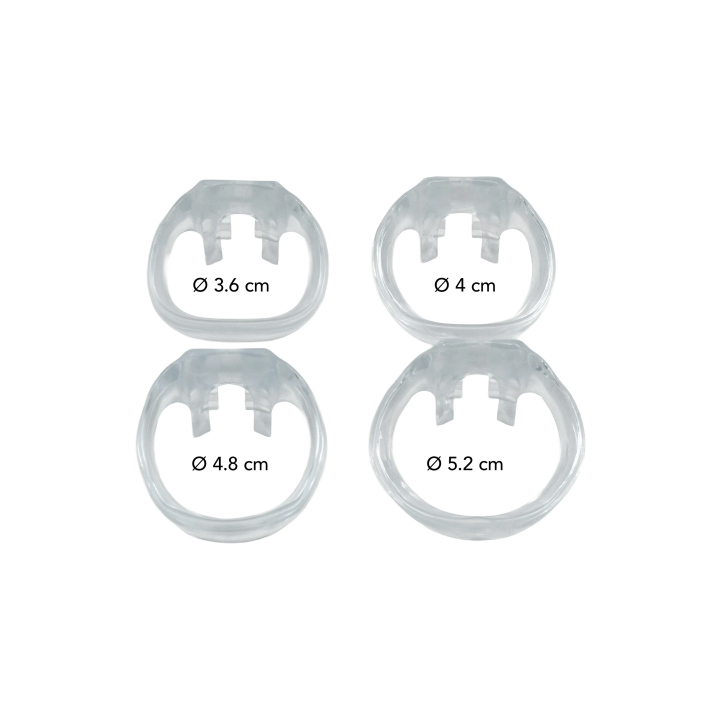 Clear Control Cock Cage X-Short