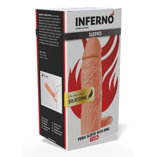 Penis Sleeve Liquid Silicone Ring 15 cm