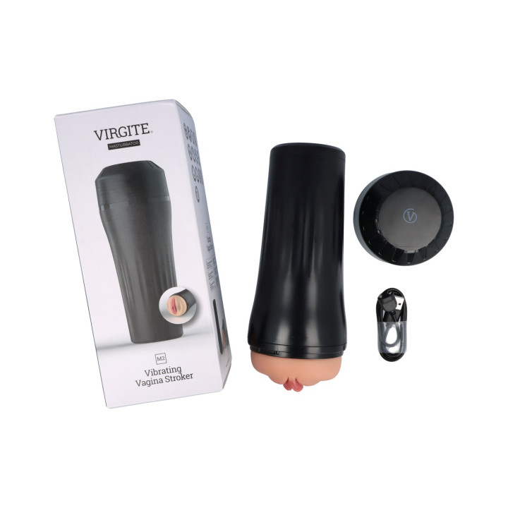 M2 MASTURBATOR VIBRATOR USB VAGINA FLESH