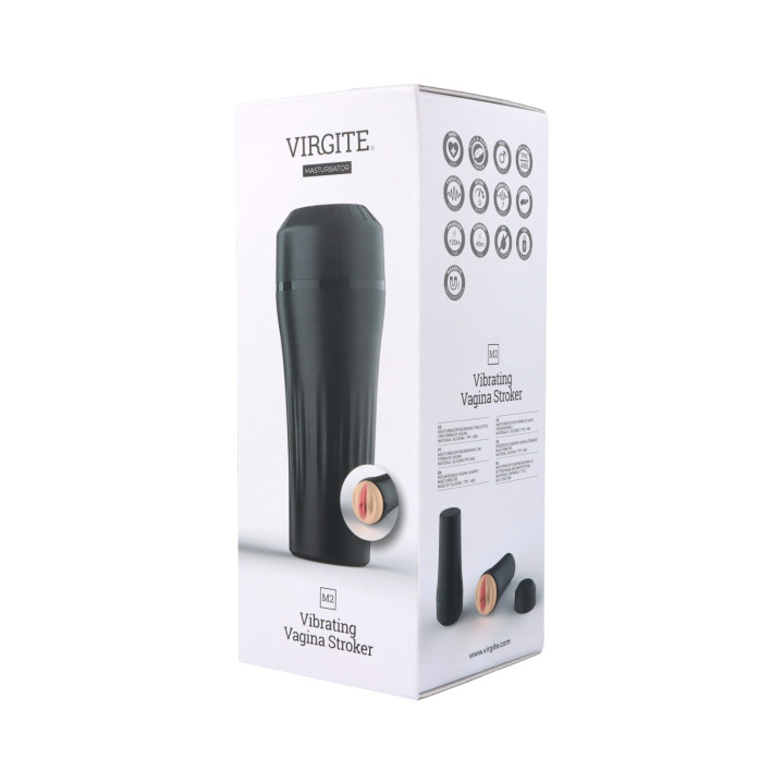 M2 MASTURBATOR VIBRATOR USB VAGINA FLESH