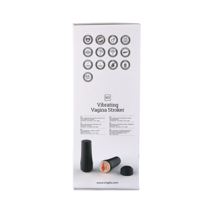 M2 MASTURBATOR VIBRATOR USB VAGINA FLESH