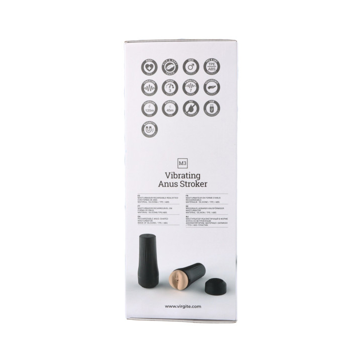 M3 MASTURBADOR VIBRATOR ANO USB FLESH