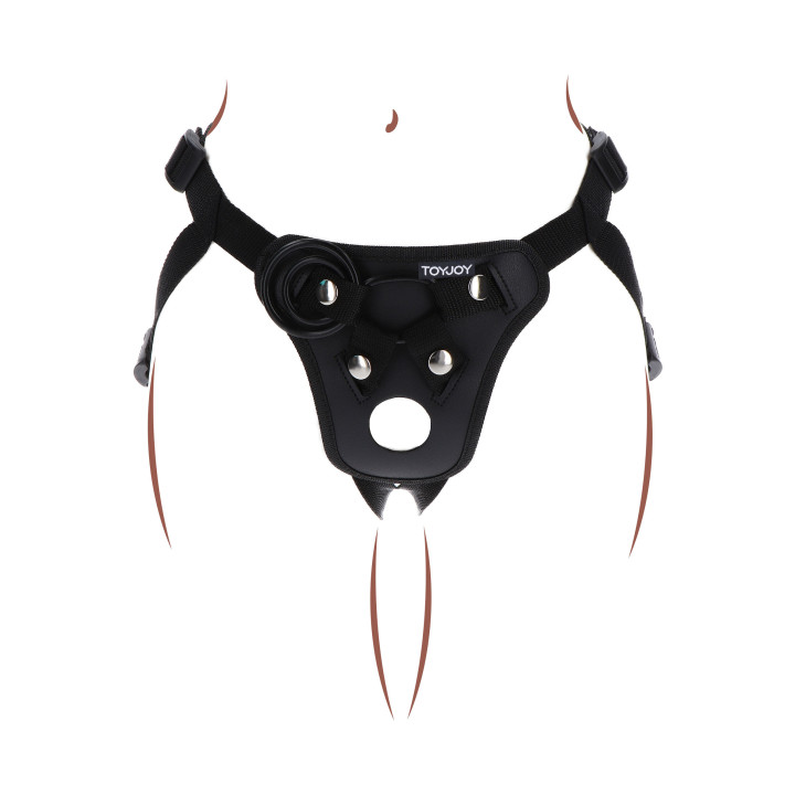 Strap-On Pleasure Hole Harness