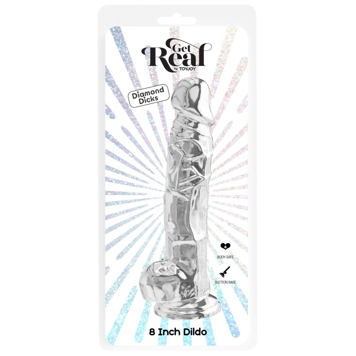Clear Dildo TPE 22.5 cm