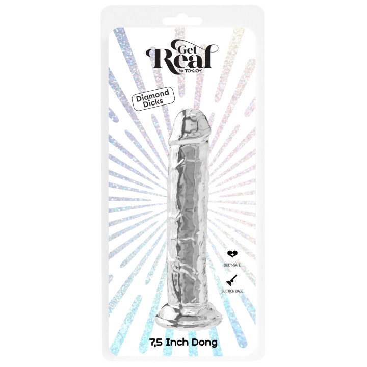 Clear Dong TPE 19 cm