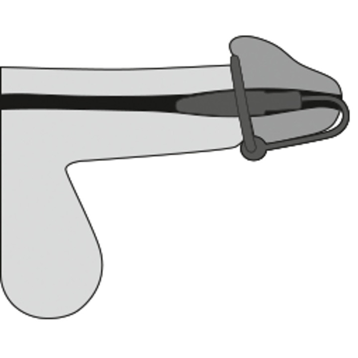 Penis Plug+Silicone Glans Ring